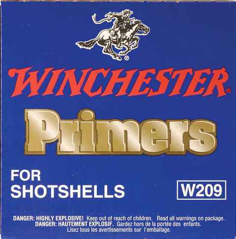 Buy Winchester Primers #209 Shotshell Box of 1000 (10 Trays of 100) Online