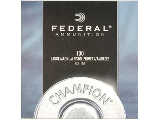 Buy Federal Large Pistol Magnum Primers #155 Box of 1000 (10 Trays of 100) Online