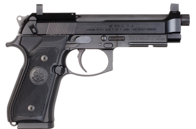 Buy Beretta 92FSR 22LR Suppressor Ready Rimfire Pistol with Threaded Barrel and Sniper Gray Frame Online
