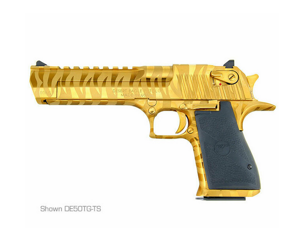 Buy Desert Eagle .50 AE, Titanium Gold with Tiger Stripes Online